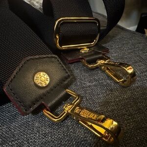 MZ Wallace Black and Gold Men's Messenger Bag REPLACEMENT STRAP